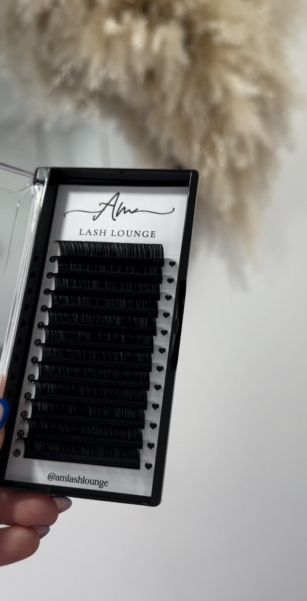 AMLASHLOUNGE signature lash trays 0.05 D curl
